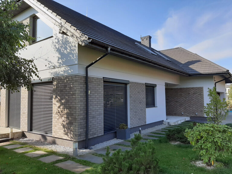 Rolety zewnętrzne Bubendorff do domu jednorodzinnego Warszawa